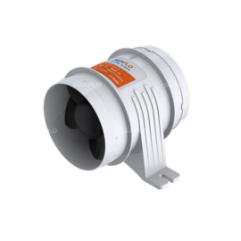 Inline ventilator / Buisventilator, 12V, 400 m3/h (6,7m3/min), Ø 100 mm