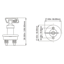 Battery Isolator Switch50v,275A