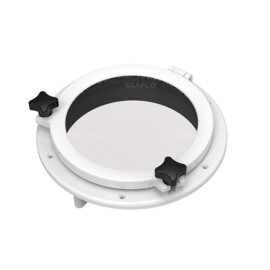 Patrijspoort Ø 21 cm, wit