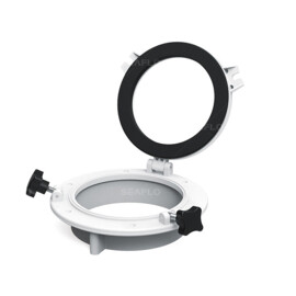 Patrijspoort Ø 26 cm, wit