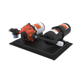 Heavy duty Waterpomp en accumulatortanksysteem, 24V, 20.8 L/Min, Inschakeldruk 1.4 bar, Uitschakeldruk 4.2 bar, 1L drukvat
