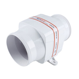 Inline ventilator, luchtververser, 24v, 456 m3/h (Ø 100 mm)