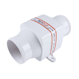 Inline ventilator, luchtververser, 24v, 220 m3/h (Ø 75 mm)