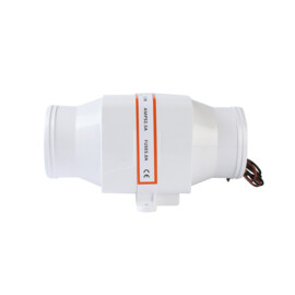 Inline ventilator, luchtververser, 24v, 220 m3/h (Ø 75 mm)
