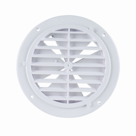 Ventilatierooster wit met blades