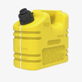 Brandstoftank/ Jerrycan (Diesel), 5L, geel (ALL STAR)