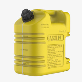 Brandstoftank/ Jerrycan (Diesel), 10L, geel (ALL STAR)