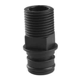 Rechte aansluitkoppeling voor SEAFLO 41/43/52/53 series Pompen - van Quick attach (3/4 inch) naar Buitendraad(1/2 inch)