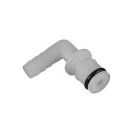 Haakse pomp aansluitkoppeling voor SEAFLO 35 serie Pompen - van Quick attach (5/8 inch) naar Slangtule 10 mm (3/8 inch)