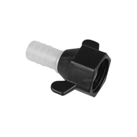 Rechte aansluitkoppeling voor SEAFLO 33/34/42/51/54 series Pompen - van Binnendraad (1/2 inch) naar Slangtule 13 mm (1/2 inch)