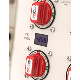 Accu Keuzeschakelaar voor 2 accu\'s, max continue belasting 300A, max. startvermogen: (30 sec) 900A, max 32V