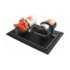 Waterpomp en accumulatortanksysteem, 24V, 11.3 L/Min, Inschakeldruk 2.4 bar, Uitschakeldruk 3.1 bar, 0.75L drukvat