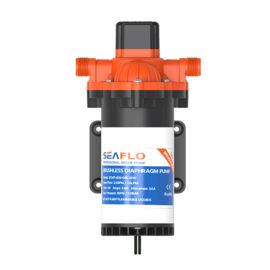 Borstelloze Membraanpomp (drinkwaterpomp), 12V, 11.6 L/min, uitschakeldruk 3.1 bar