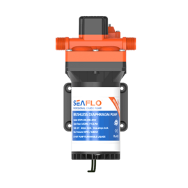 Borstelloze Membraanpomp (drinkwaterpomp) met bypass, 230V, 18.9 L/min, uitschakeldruk 3.8 bar
