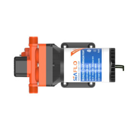 Borstelloze Membraanpomp (drinkwaterpomp) met bypass, 230V, 18.9 L/min, uitschakeldruk 3.8 bar