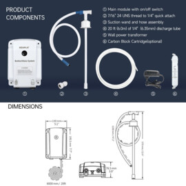 Compleet Water System, 230V, 3,8 L/min, 46W