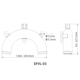 Beluchter voor Boot toiletten, 38mm