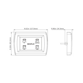 Deluxe elektrisch 24V boottoilet met Solenoïdeklep – Compleet met solenoïde klep voor aansluiting op bestaand watersysteem