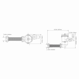 Beluchterspomp (Livewell pomp), 12V, 40.0 L/min
