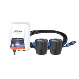 Ultrasonic Antifouling Systeem, 12V, geschikt voor boten tot 9 meter, 2 transducers
