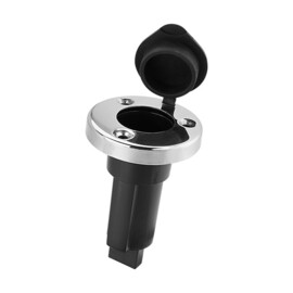 Montagevoet voor Plug-in Mastlampen - 01S - recht - RVS + PC - 53 x 53 x 66,4 mm - duurzaam en slijtvast