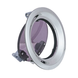 Rond Scheepsraam - Gepolijst RVS - Framemaat Ø260mm (10\") - Inbouwmaat Ø238mm (9.4\")