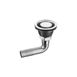 Tank ontluchter verzonken - 316 RVS - 90 graden - Ø 16 mm (5/8 inch) - inclusief pakking en RVS mesh vonkafleider