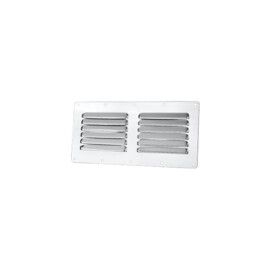 RVS Louvered Vent - 304 roestvrij staal - L: 230 mm (9,13 inch) x H: 115 mm (4,53 inch) - water- en corrosiebestendig