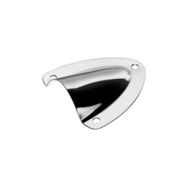 Ventilatieschelp / ontluchtingskap - 316 roestvrij staal - 43,3 x 42,4 mm (1,7 x 1,67 inch) - gewicht 5 g