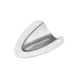 Ventilatieschelp / ontluchtingskap - 316 roestvrij staal - 43,3 x 42,4 mm (1,7 x 1,67 inch) - gewicht 5 g
