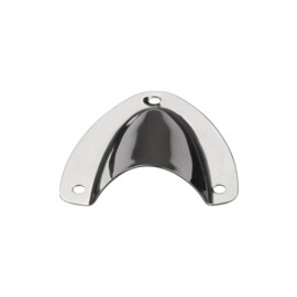 Ventilatieschelp / ontluchtingskap - 316 roestvrij staal - 43,3 x 42,4 mm (1,7 x 1,67 inch) - gewicht 5 g