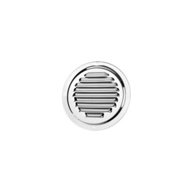 Ronde Ventilatierooster - 304 RVS - Ø 127 mm (5 inch) - hoogwaardig, corrosiebestendig