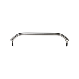 Ovale Handreling - 304 RVS - met draadeind M8 x 50 mm - lengte 406 mm (16 inch) - water- en corrosiebestendig - gewicht 325 g
