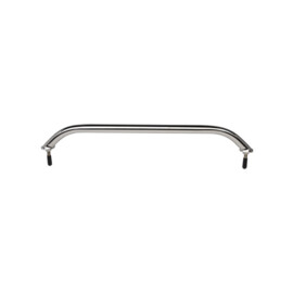 Ovale Handreling - 304 RVS - met draadeind M8 x 50 mm - lengte 457 mm (18 inch) - water- en corrosiebestendig - gewicht 353,5 g