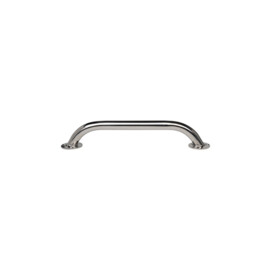 Ronde Handreling met ronde voet - 316 RVS - Ø 22 mm (0,87 inch) - lengte 300 mm (12 inch) - gewicht 274,6 g