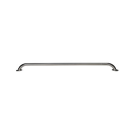 Ronde Handreling met ronde voet - 316 RVS - Ø 22 mm (0,87 inch) - lengte 800 mm (32 inch) - gewicht 560 g