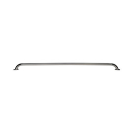 Ronde Handreling met ronde voet - 316 RVS - Ø 22 mm (0,87 inch) - lengte 1000 mm (40 inch) - gewicht 677,8 g
