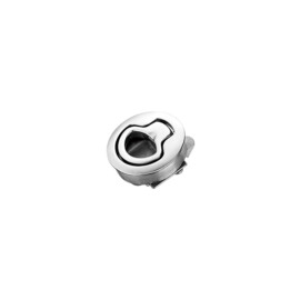 Luiksluiting - 316 RVS - uitsnede Ø 50 mm (2 inch) - dek dikte 2–7 mm (0,08–0,28 inch) - spiegelpolijsting - gewicht 300 g