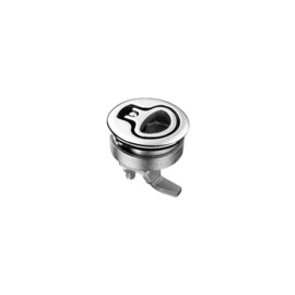 Luiksluiting met draaigreep - 316 RVS - uitsnede Ø 61.5 mm (2,42 inch) - dek dikte 7–15 mm (0,28–0,59 inch) - spiegelpolijsting