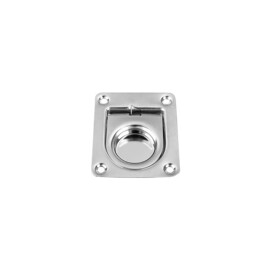 Luikring, geperst - 316 RVS - 66 x 56 x 11 mm - spiegelpolijsting - gewicht 40 g - marine luik- en kastgreep