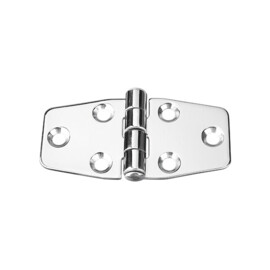 Scharnier gestanst - 316 RVS - 40 x 77 mm (1,57 x 3,03 inch) - gewicht 55 g