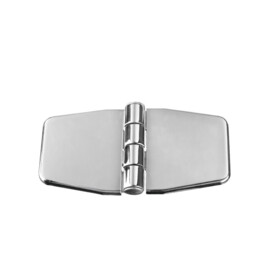 Scharnier met kap - 316 RVS - 40 x 76 mm (1,57 x 3 inch) - gewicht 100 g