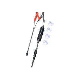 Compact Zonnepaneel (31.7 x 21.1 x 0.23 cm) geleverd met accu klemmen en Sigarettenaanstekerplug, 10W, 19.3V VOC, 0.66A ISC