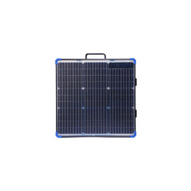 Portable Solar Panel (116.41 cm x 51.89 cm x 2.08 cm), various connections, 100WP, 21.8V VOC, 5.34A ISC