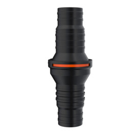 Terugslagklep, inline, 19-25 mm (¾\"-1\") slang aansluitingen - quick connect sluiting - waterpomp terugslagklep