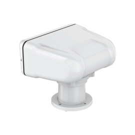 LED Searchlight rectangular – White 5000K – 1000 m beam – Wired surface-mount remote – Aluminum housing – 12/24V – IP65