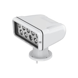 LED Searchlight rectangular – White 5000K – 1000 m beam – Wired surface-mount remote – Aluminum housing – 12/24V – IP65