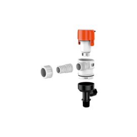 Centrifugale Pomp, Inline, korte versie, 12V, 37 l/min (600 GPH)