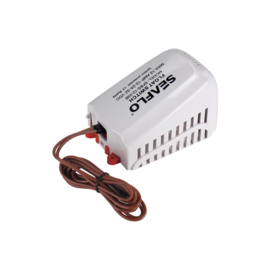 Vlotterschakelaar met filterhuis, 12V/24V/32 VDC, Max 12A