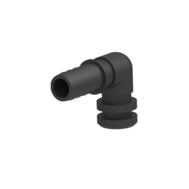 Haakse pomp aansluitkoppeling voor SEAFLO 23 serie Pompen - van Quick attach (5/8\") naar Slangtule 10 mm (3/8\")